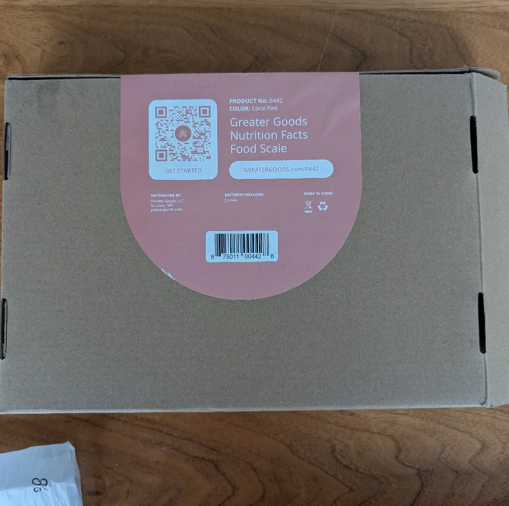 Pink Food Scale